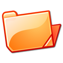 Immagine:Folder orange open.png