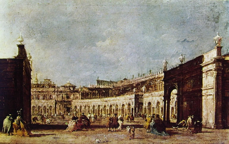 Immagine:Francesco Guardi - piazza san marco parata per la Sensa.jpg