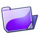 Immagine:Folder violet open.png