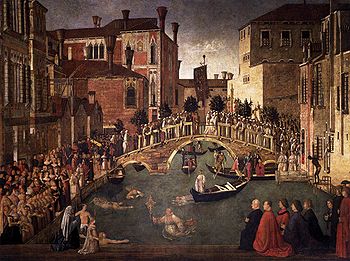 Immagine:Gentile Bellini, Miracolo della croce-Galleria dell'Accademia.jpg
