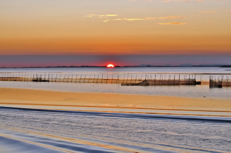 Immagine:Tramonto - laguna di Venezia.jpg