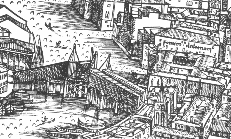 Immagine:'500 Ponte Rialto Fontego tedeschi.png